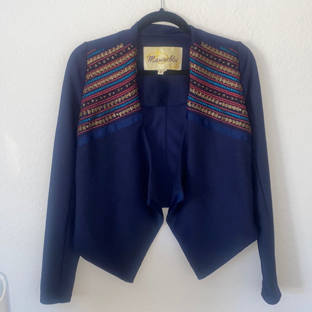 Cropped Jacket by Marineblu